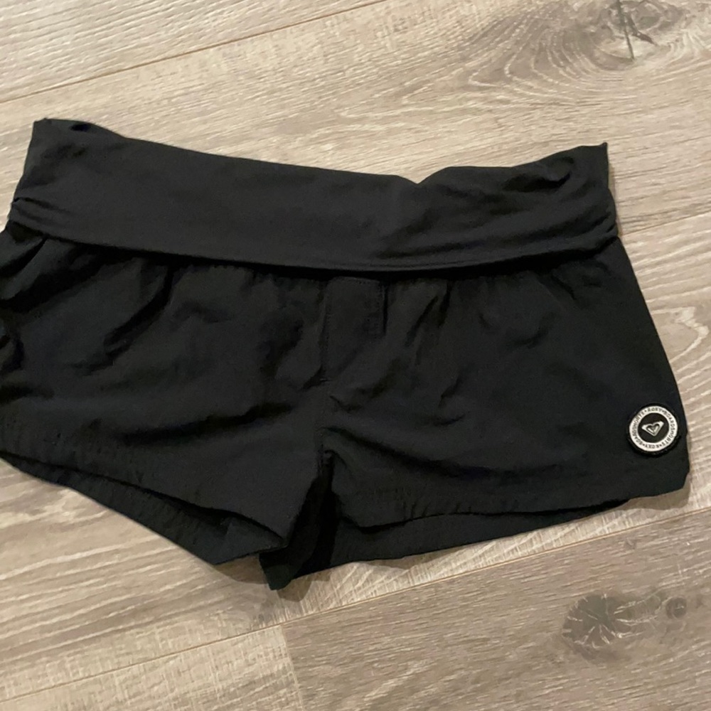 Roxy Black Women's Swim Coverup Shorts